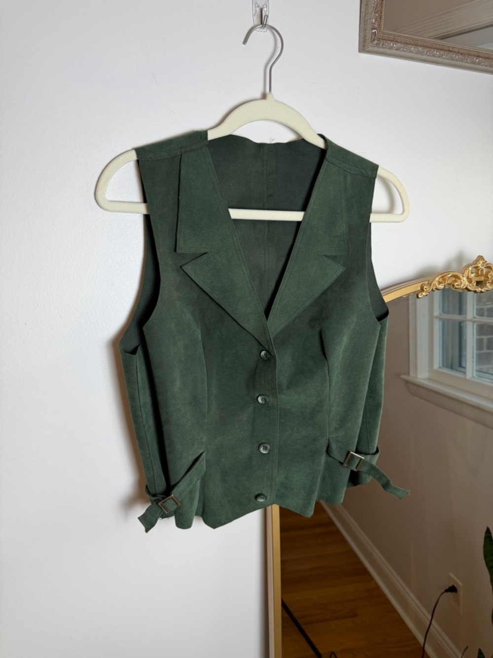 Dark Green Women's Tailored Vest